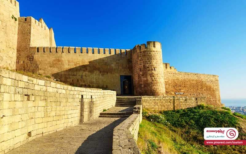تصویر استحکامات دربند - داغستان روسیه