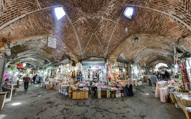 نمایی از بازار تبریز