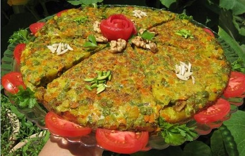 کوکوی لوبیا سبز، کوکوی خوش آب و رنگ تبریزی