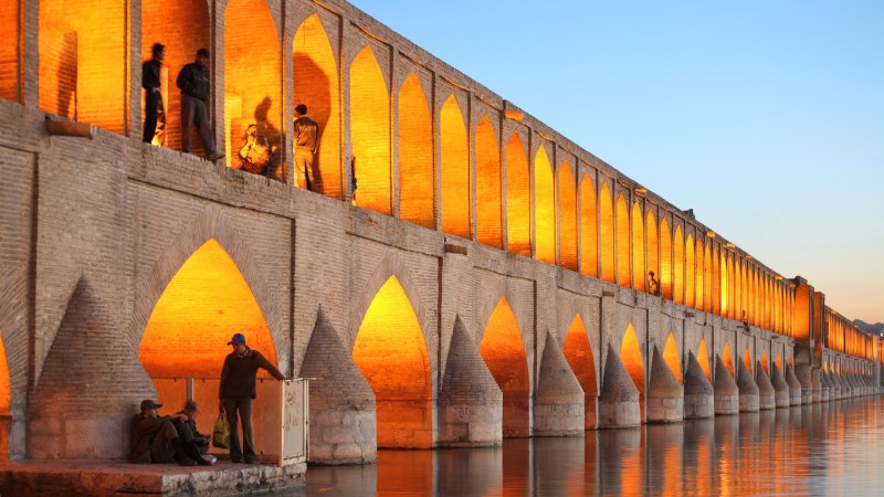 نمایی از زاینده‌رود 
