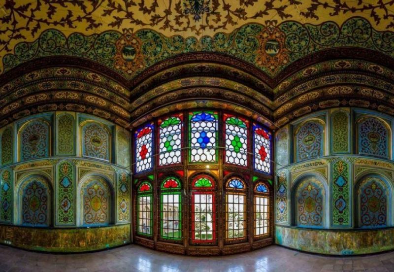 نمای درونی عمارت نارنجستان قوام