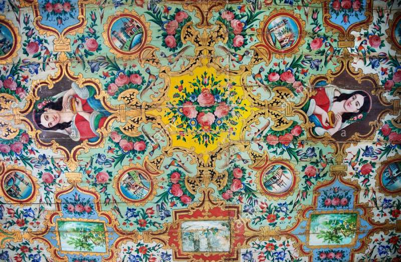 نمونه کاشی کاری های عمارت