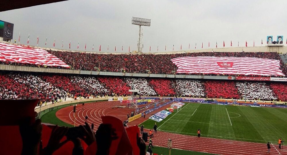 طرفداران پرسپولیس در ورزشگاه