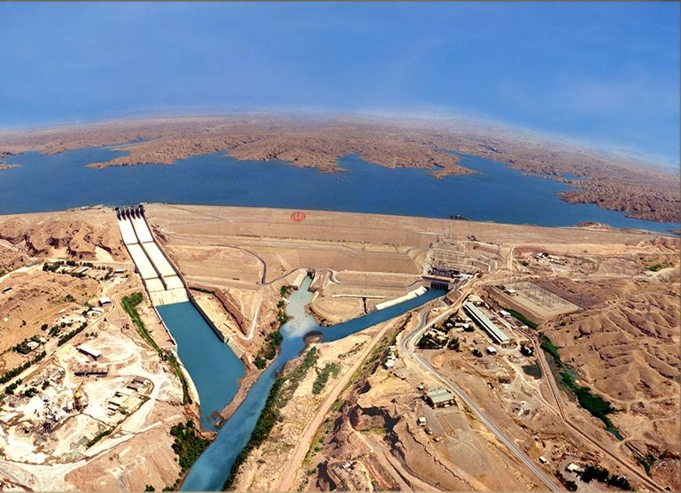 سد کرخه در خوزستان