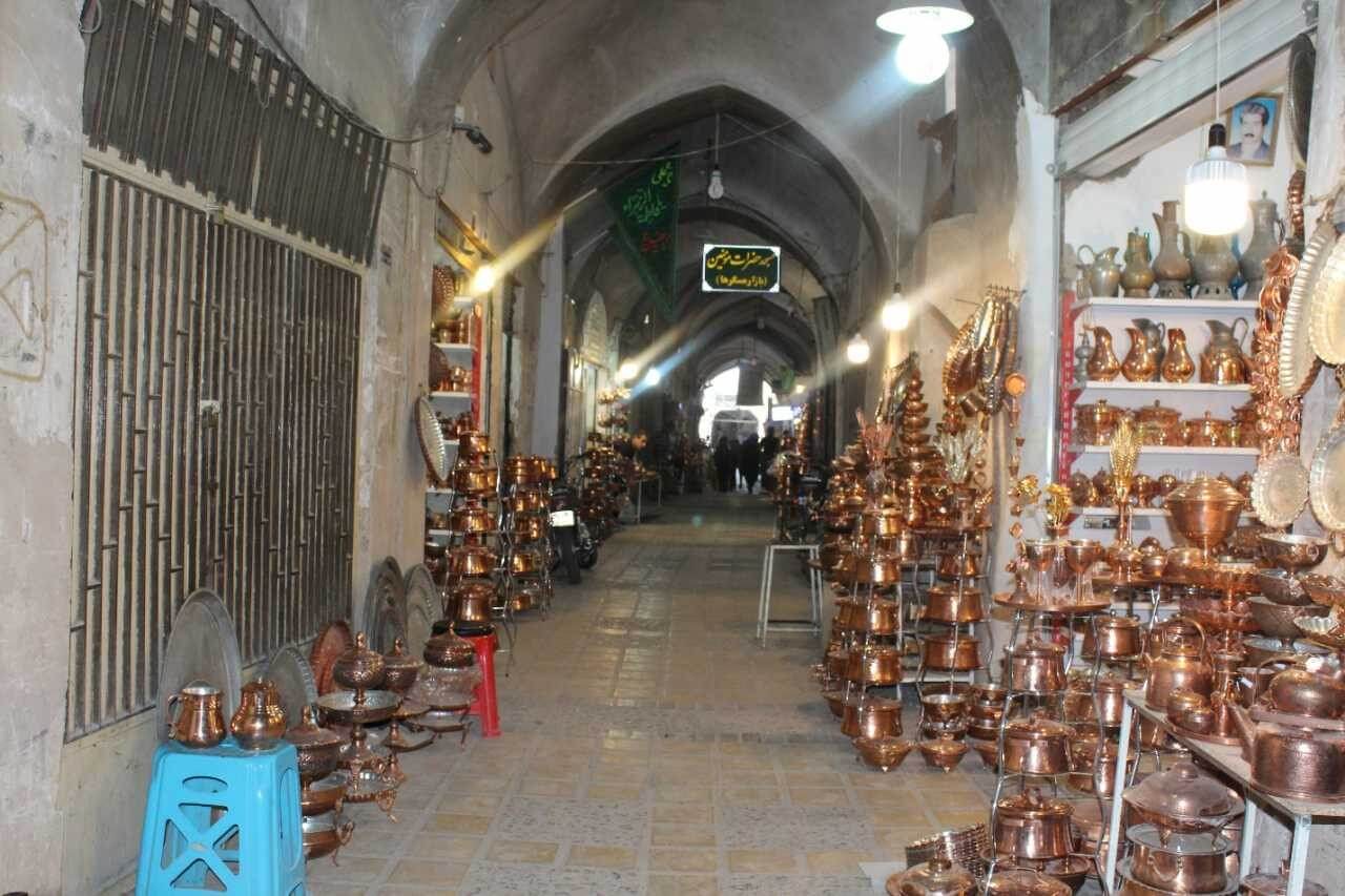  بازار مسگرها یزد