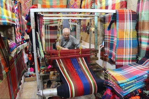 سوغات کرمانشاه موج بافی