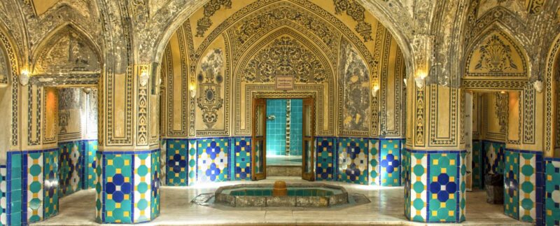 حمام سلطان امیر احمد ؛ نور‌باران‌ترین حمام ایران