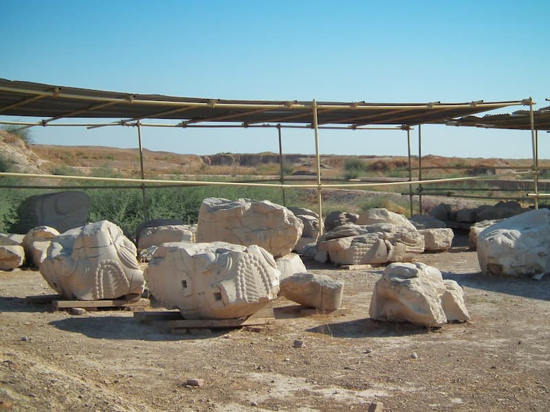 باقی مانده کاخ آپادانا شوش