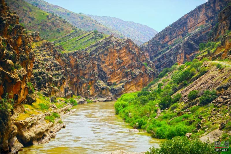 رودخانه سیمره کرمانشاه؛ پرآب در چهار فصل