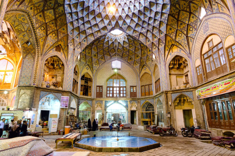 بازار کاشان ؛‌ مسیری با بیش از ۴۰ اثر تاریخی