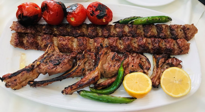 منو رستوران نایب