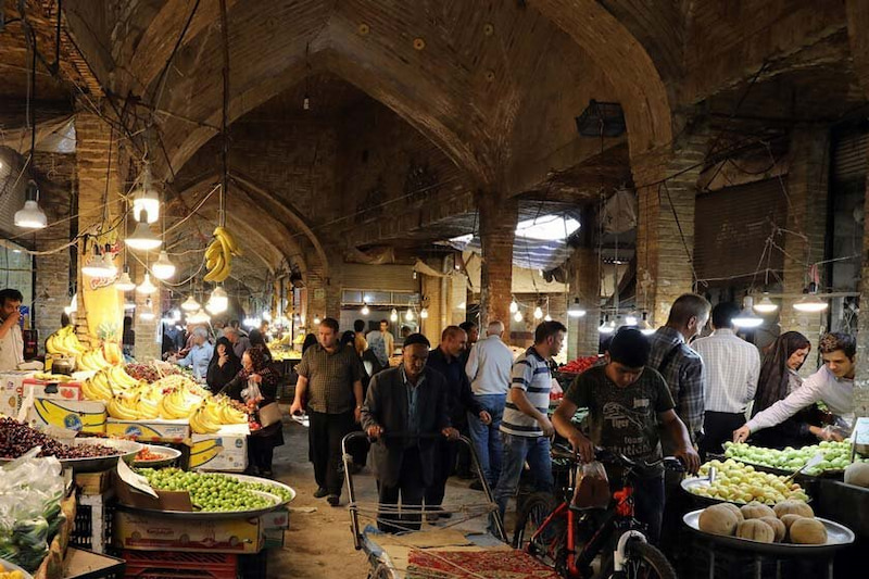 موقعیت دقیق بازار زنجان
