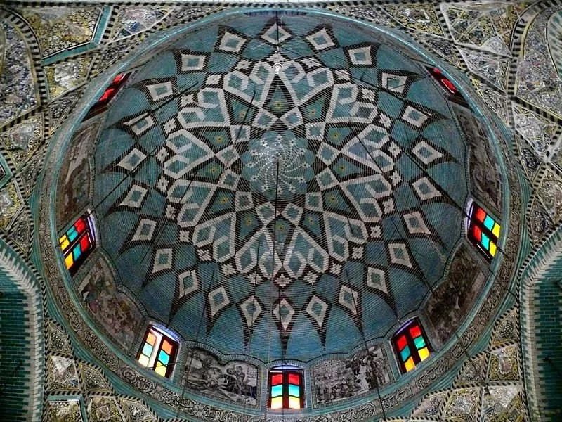 کاشی کاری تکیه معاون الملک